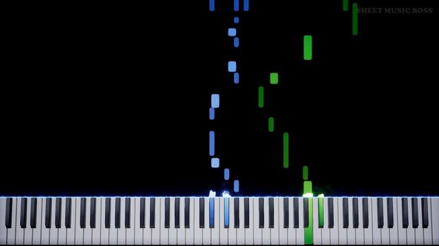 The Living Tombstone - Discord (ft. Eurobeat Brony) - Piano Tutorial смотреть онлайн