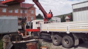 Испытания манипулятора Kanglim 1256 G II