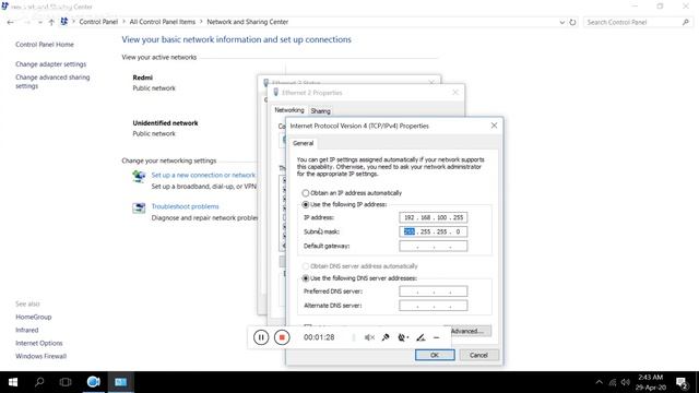 how to change and configure ip address on your computer windows 10? смотреть онлайн