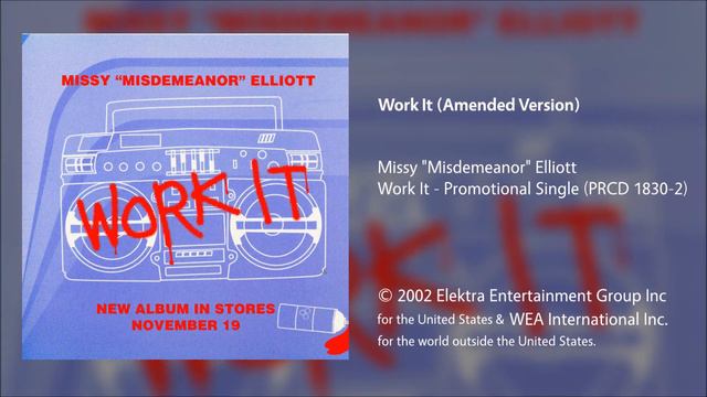 Missy Elliott - Work It (Clean/Amended Version) смотреть онлайн