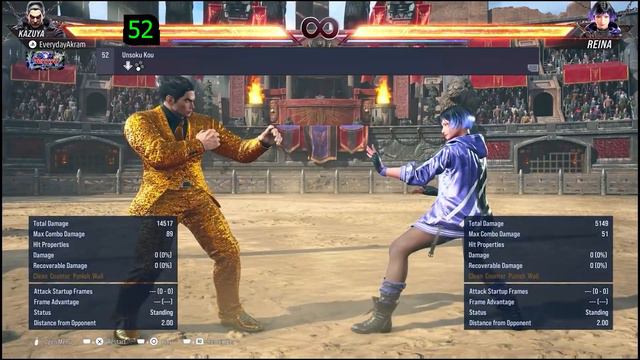 Tekken 8 Reina safe moves смотреть онлайн