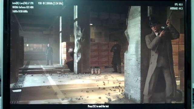 Mafia II Benchmark with GTX 480 + GTX 260 SP 216 смотреть онлайн