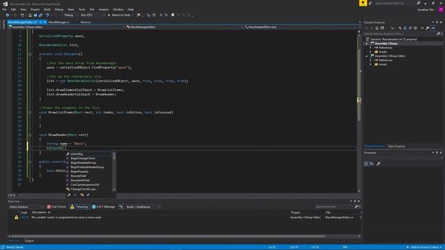 Creating Reorderable Lists in the Unity Inspector смотреть онлайн