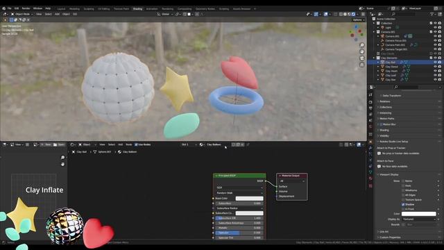 Easy Claymorphism Asset Pack with Geometry Nodes - Blender Tutorial смотреть онлайн