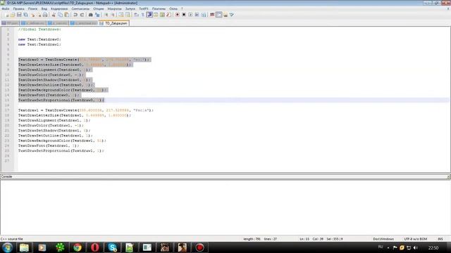 IPleomax Textdraw Editor - поддержка русского текста (Для Rast'ы крч :D ) смотреть онлайн