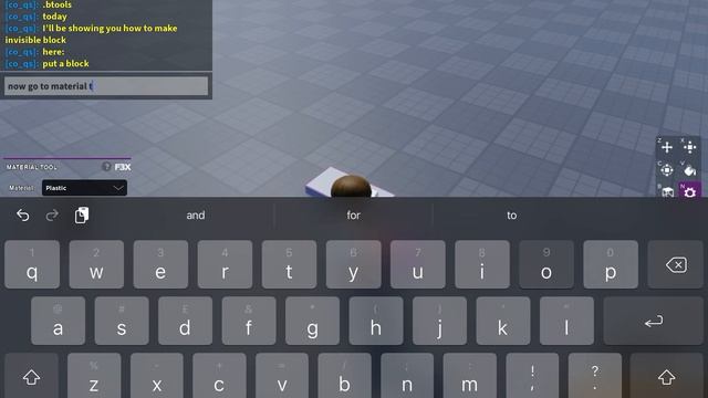 How To Make Invisible Block With Btools/F3X.