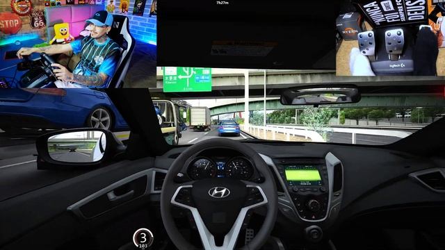 HYUNDAI VELOSTER R TURBO - Assetto Corsa | Logitech G29 + Pedal Cam Gameplay смотреть онлайн