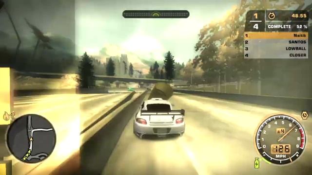 NEED FOR SPEED 2005 , Diamond & Union sprint track , with Porsche Cayman S.... смотреть онлайн