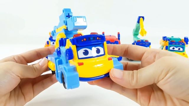 GOGOBUS Mega Construction Builder Six Vehicles Union Robot Toy Transformation