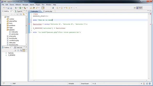 Formation PHP 5.4 : Les sessions (28/52) смотреть онлайн