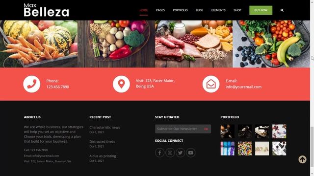 Multipurpose WordPress Themes - ORGANIC FOOD смотреть онлайн
