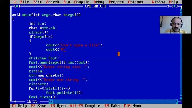 Write And Read A File Using Command Line Argument In C++ Programming Language