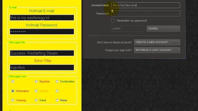 Steam Login Builder смотреть онлайн