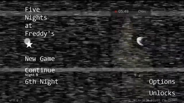 6 ночь и голден Фредди. fnaf 1 смотреть онлайн