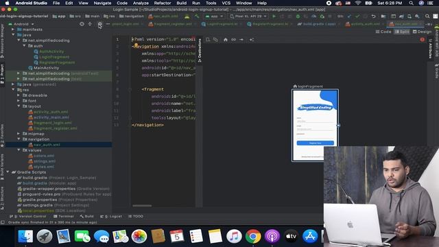 #2 Android Login/Signup with MVVM - Login Screen Design смотреть онлайн