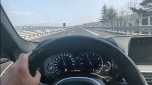 BMW 5 Series - G30 - Highway driving and fuel consumption! #bmw #g30 #pov