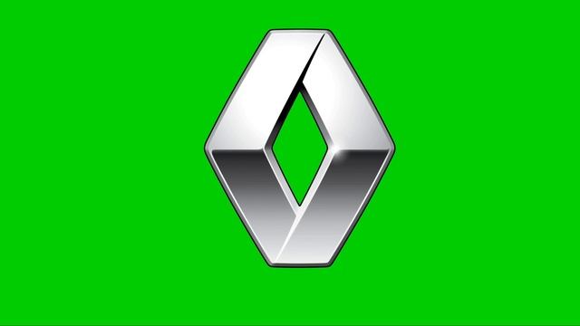 GREEN SCREEN: Logo Renault. смотреть онлайн