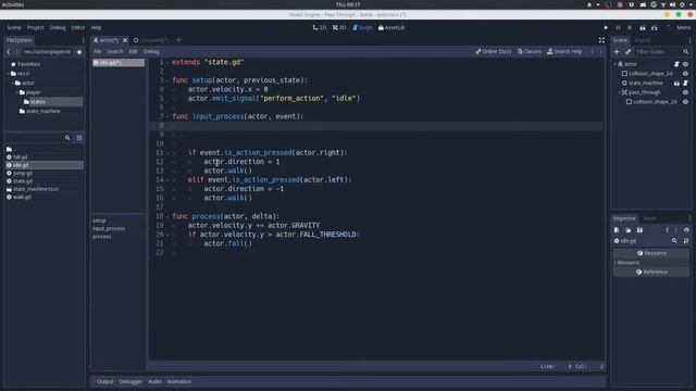 Pass Through Platforms in Godot Engine смотреть онлайн