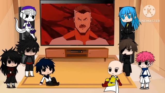 My favourite anime characters reacting to the roundtable of black air force energy(Omni man) смотреть онлайн