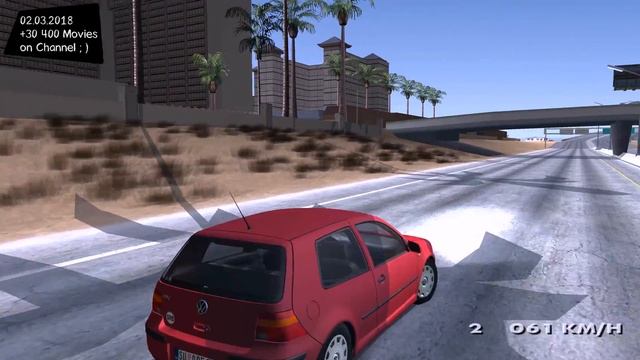 1999 Volkswagen Golf Mk4 Grand Theft Auto San Andreas GTA SA MOD _REVIEW