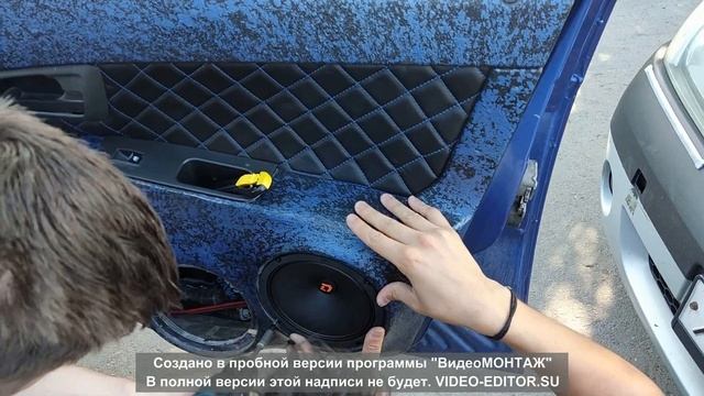 Замена штатных динамиков в Lada Priora на DL Audio Raven 165 смотреть онлайн