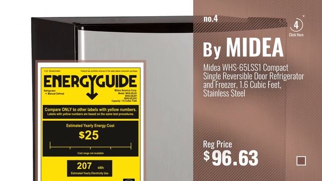 Best True Compact Refrigerators [2018]: EdgeStar CRF150SS-1 1.1 Cu. Ft. Convertible Refrigerator or смотреть онлайн
