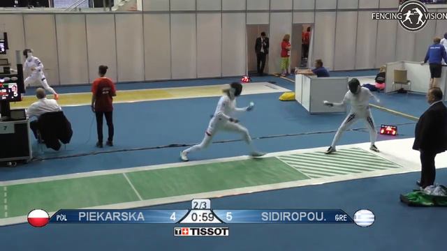 FE F E Individual Leipzig GER World Championships 2017 T64 14 green PIEKARSKA POL vs SIDIROPOU GRE смотреть онлайн