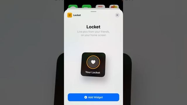 How to ADD LOCKET WIDGET to iPhone homescreen? смотреть онлайн