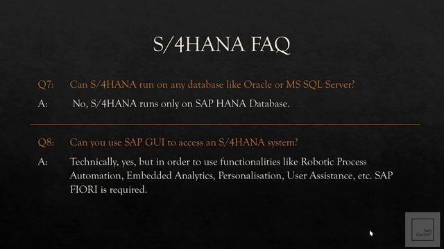 SAP S/4HANA Frequently Asked Questions | S/4HANA FAQ смотреть онлайн