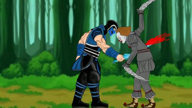 Sub-Zero, Scorpion VS Jason, Michael, IT Pennywise, Freddy, Predator, Jeff the killer, Leather Face смотреть онлайн