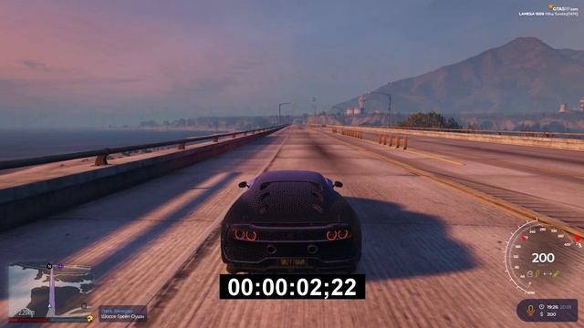 Ferrari Deborah FT ЧЕСТНЫЕ разгон / максималка / торможение на GTA5RP / ГТА5РП смотреть онлайн