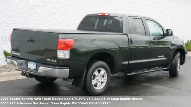 2013 Toyota Tundra 4WD Truck Double Cab 5.7L FFV V8 6-Spd AT for sale in Coon Rapids смотреть онлайн