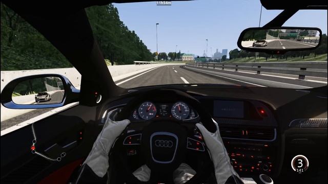 ASSETTO CORSA - AUDI S4 B8 2010 - MOD TRAFFIC SHUTO EXPRESSWAY смотреть онлайн