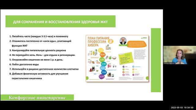 3.05.2023. Азбука питания - Комфортное пищеварение.