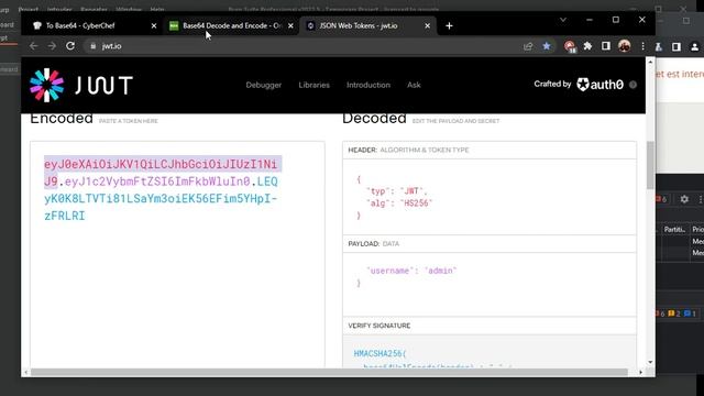 JSON Web Token JWT Introduction Root-Me CTF смотреть онлайн