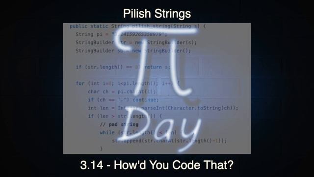 Pilish Strings Java Coding Challenge | Edabit | How’d You Code That? смотреть онлайн