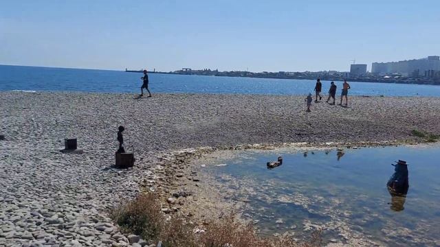 Выходной день на пляже "Суджукская коса". смотреть онлайн