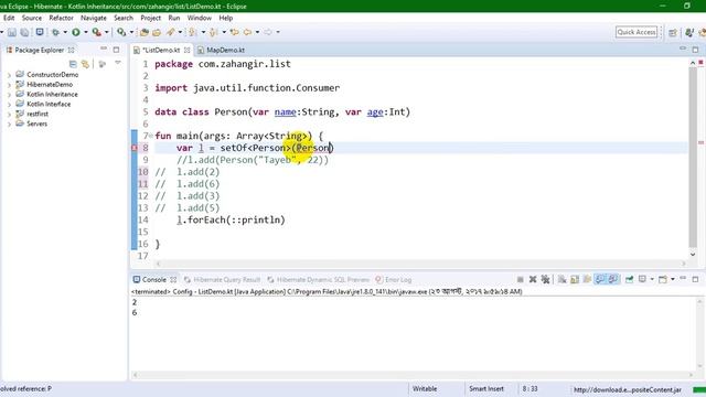 21. Kotlin Programming - working with List, Set & Map with live coding (Bangla Tutorial) смотреть онлайн