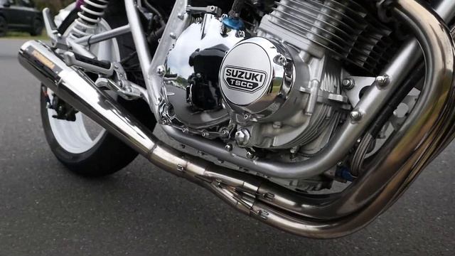 SUZUKI GSX750S KATANA Silver Beam Custom Bike смотреть онлайн