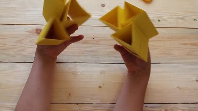 Оригами. Подставка для ручек и карандашей своими руками. Школьные принадлежности из бумаги. смотреть онлайн