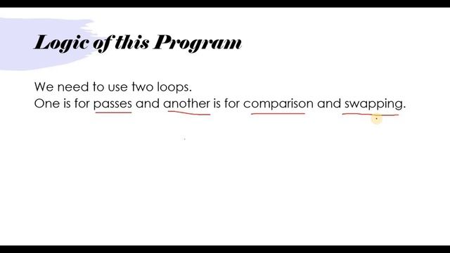BUBBLE SORT Program in C | SORT Array in Ascending Order смотреть онлайн