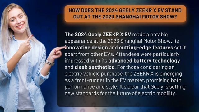 How Does the 2024 Geely ZEEKR X EV Stand Out at the 2023 Shanghai Motor Show? смотреть онлайн