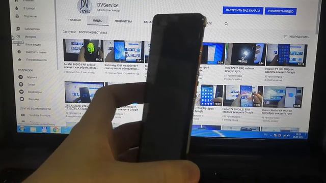 Alcatel 5095Y FRP, забыл аккаунт Google, как обойти аккаунт Google смотреть онлайн