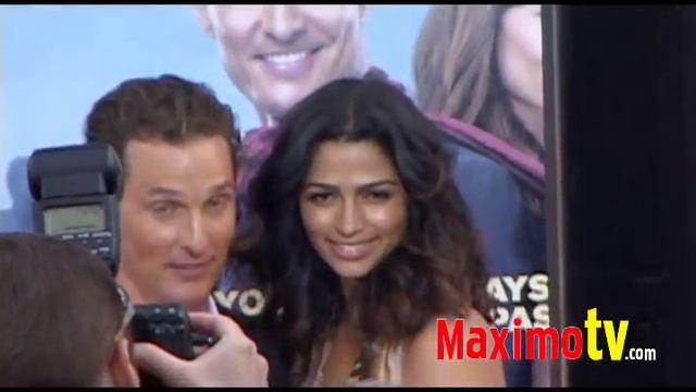 Matthew McConaughey & Camilla Alves at Ghosts of Girlfriends Past PREMIERE смотреть онлайн