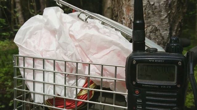 Тест дальности связи на частотах PMR в лесу летом. смотреть онлайн