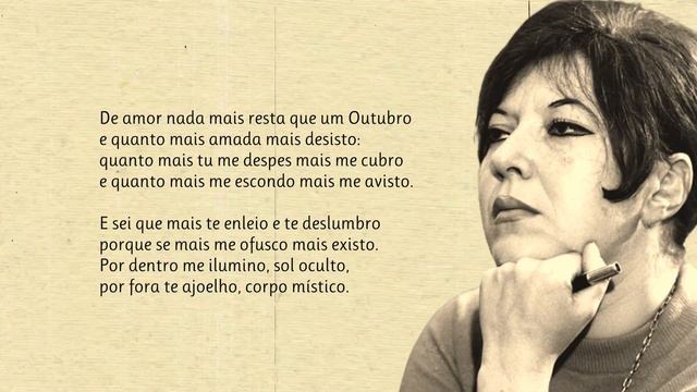 De Amor Nada Mais Resta Que Um Outubro | Poema De Natália Correia Com Narração De Mundo Dos Poemas