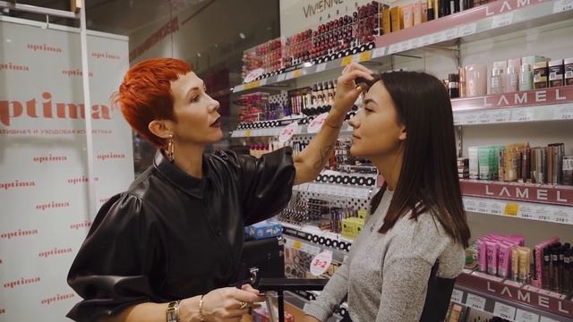 Оптима live - минирепортаж о средствах ухода, в магазинах косметики "Оптима" смотреть онлайн