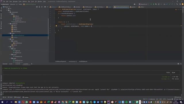 Социальная сеть Laravel 8 + Vue.js 3 Урок 9 - Middleware смотреть онлайн