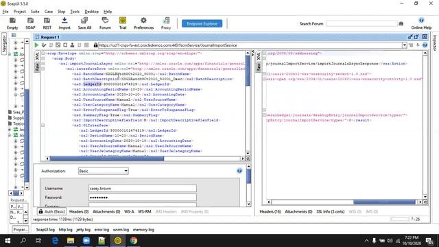 Oracle Cloud ERP Fusion - Journal Import Using SOAP WSDL смотреть онлайн