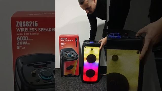 Unboxing ZQS 8215 Wireless Speaker, Bluetooth, Microphone etc смотреть онлайн
